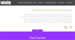 Desktop Screenshot of creativewritingink.co.uk